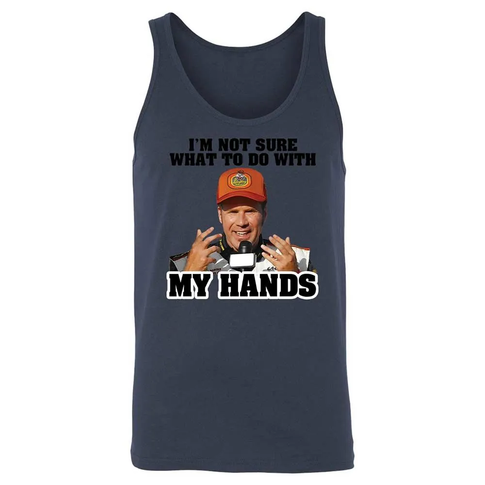 I'm Not Sure What To Do With My Hands - Navy - 8