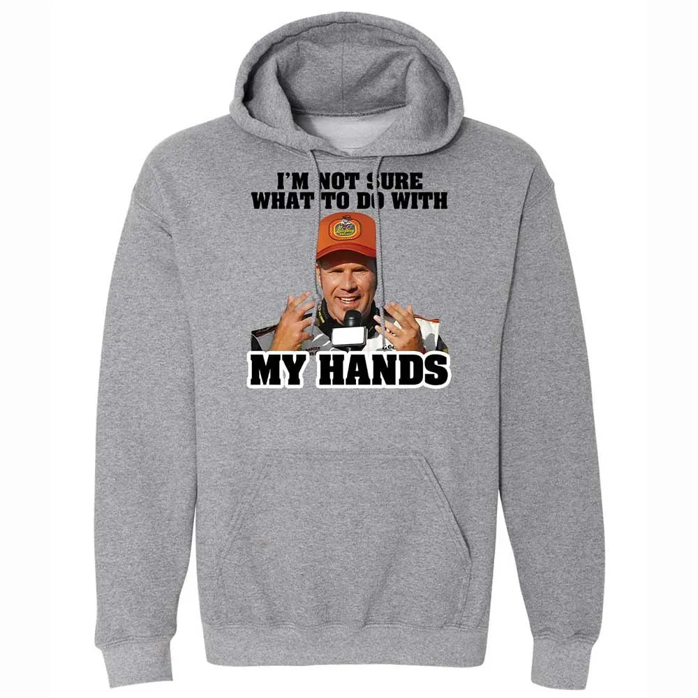I'm Not Sure What To Do With My Hands - Graphite Heather - 17