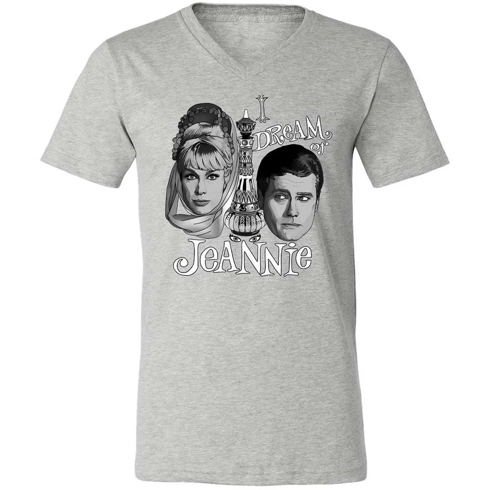 Unisex V-Neck T-Shirt - MGXZH87T - Athletic Heather - 2