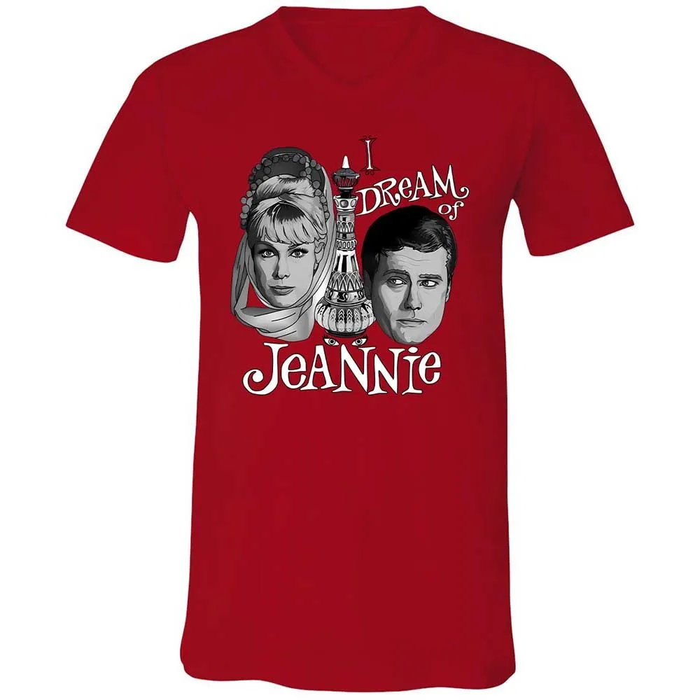 Unisex V-Neck T-Shirt - MGXZH87T - Red - 5