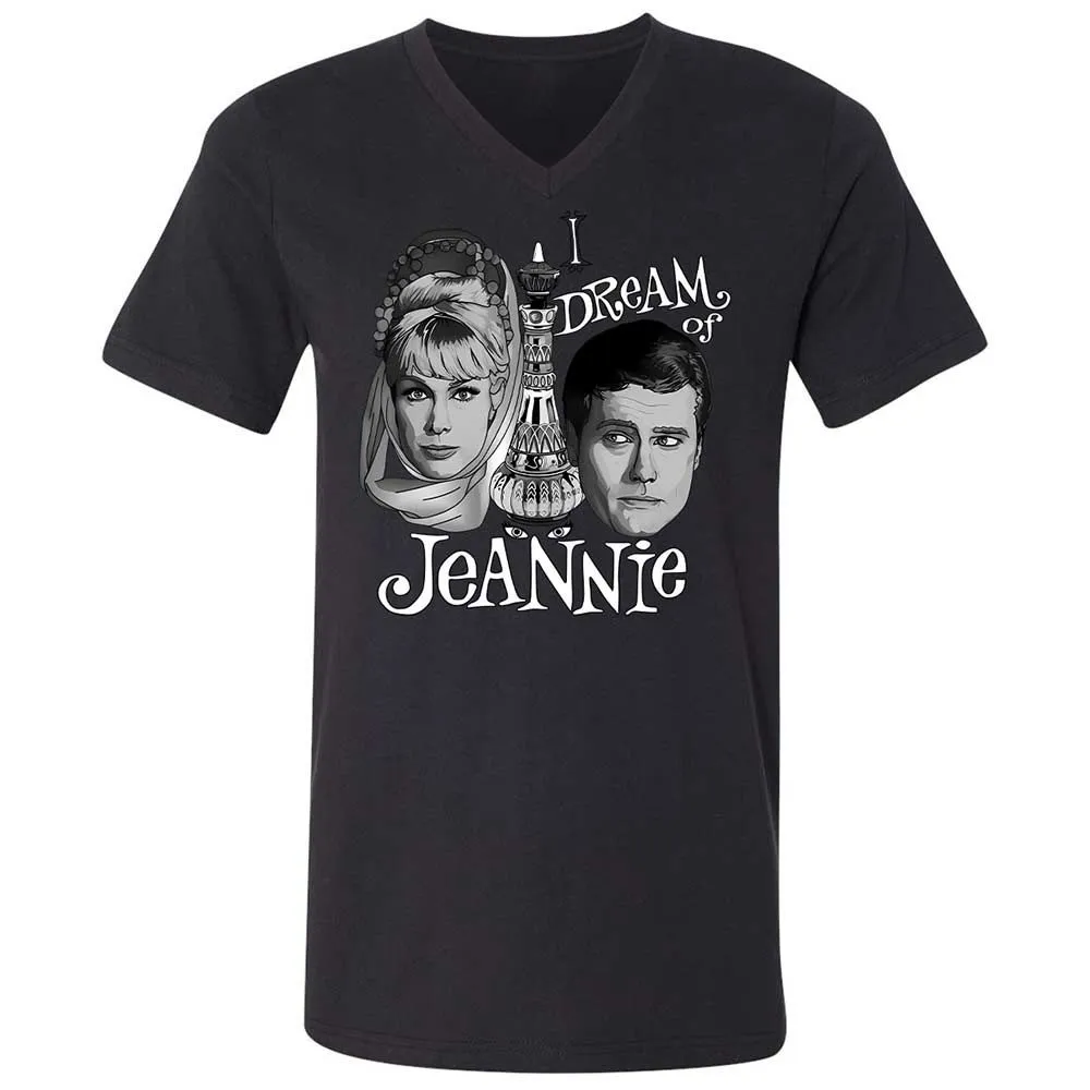 Unisex V-Neck T-Shirt - MGXZH87T - Black - 11