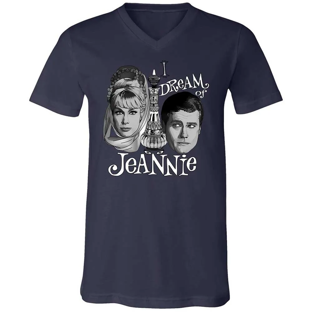 Unisex V-Neck T-Shirt - MGXZH87T - Navy - 12