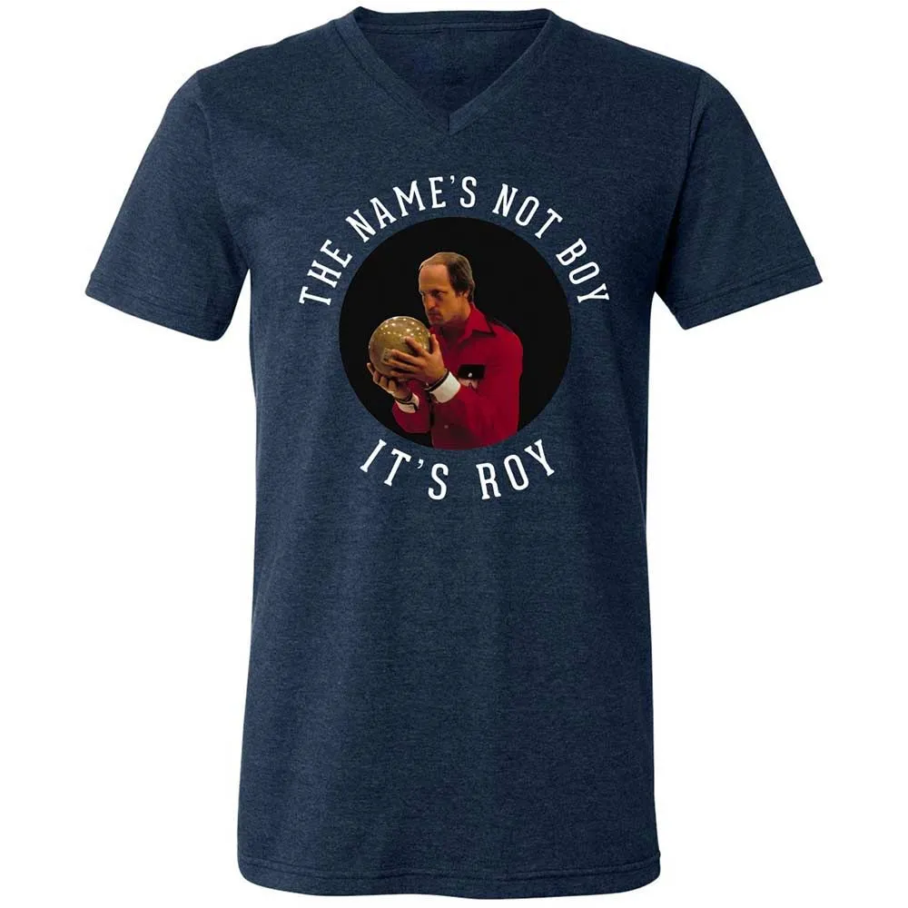 Unisex V-Neck T-Shirt - FAREKNZH - Heather Navy - 3