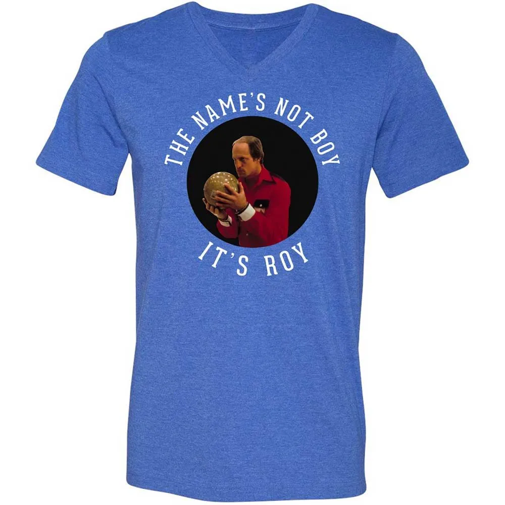 Unisex V-Neck T-Shirt - FAREKNZH - Heather True Royal - 5