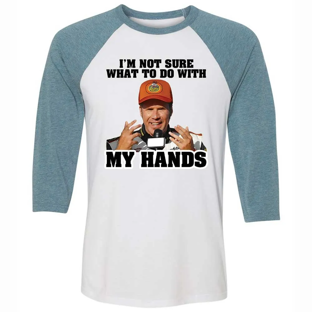 I'm Not Sure What To Do With My Hands - White/Denim - 3