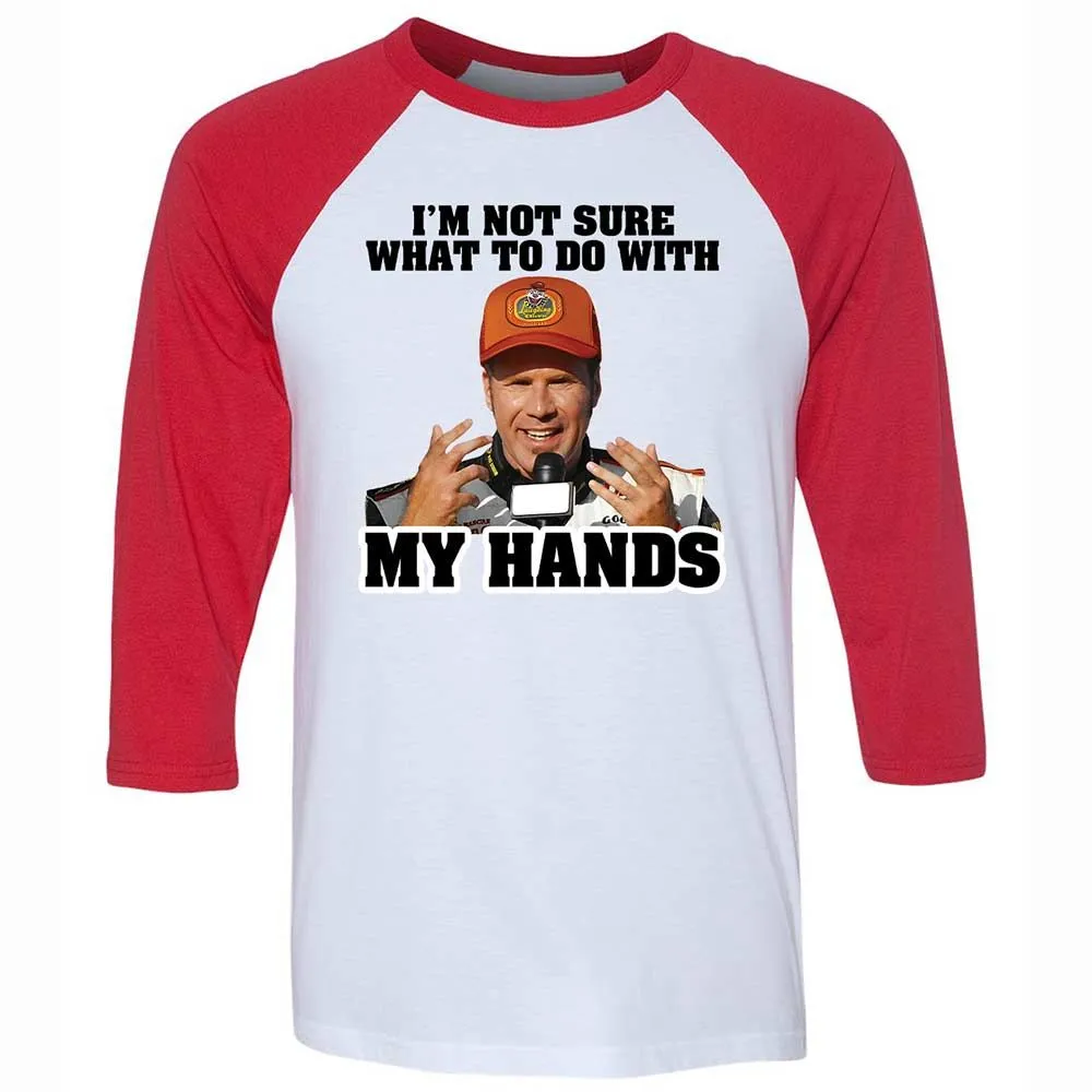 I'm Not Sure What To Do With My Hands - White/Red - 9