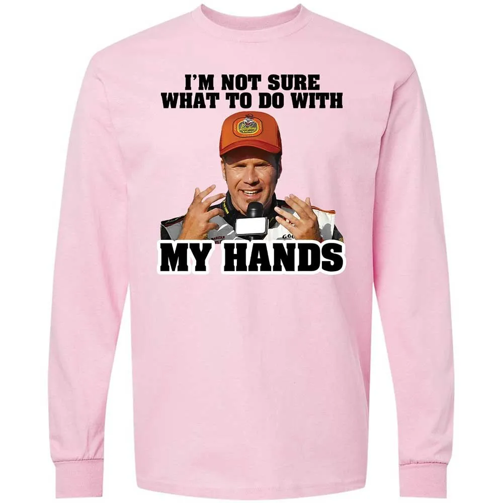 I'm Not Sure What To Do With My Hands - Light Pink - 6