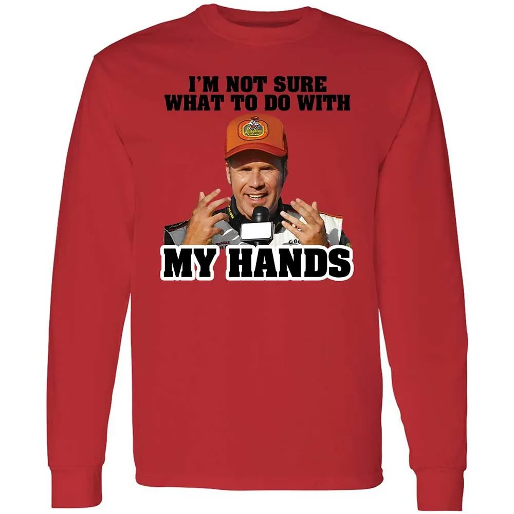 I'm Not Sure What To Do With My Hands - Red - 8