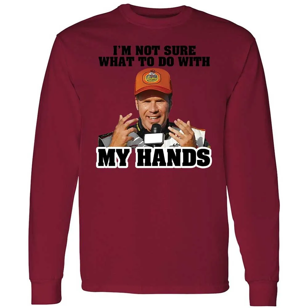 I'm Not Sure What To Do With My Hands - Cardinal Red - 17