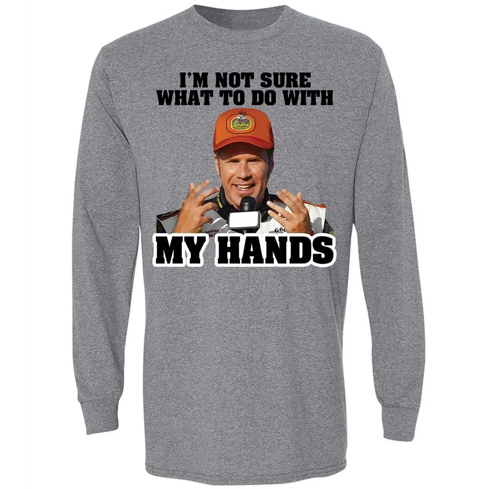 I'm Not Sure What To Do With My Hands - Graphite Heather - 18