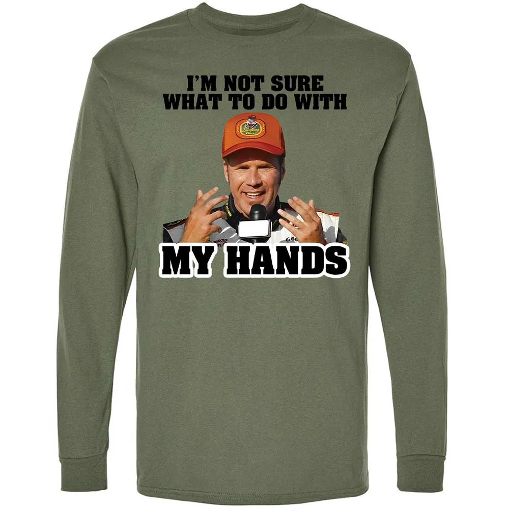 I'm Not Sure What To Do With My Hands - Military Green - 19