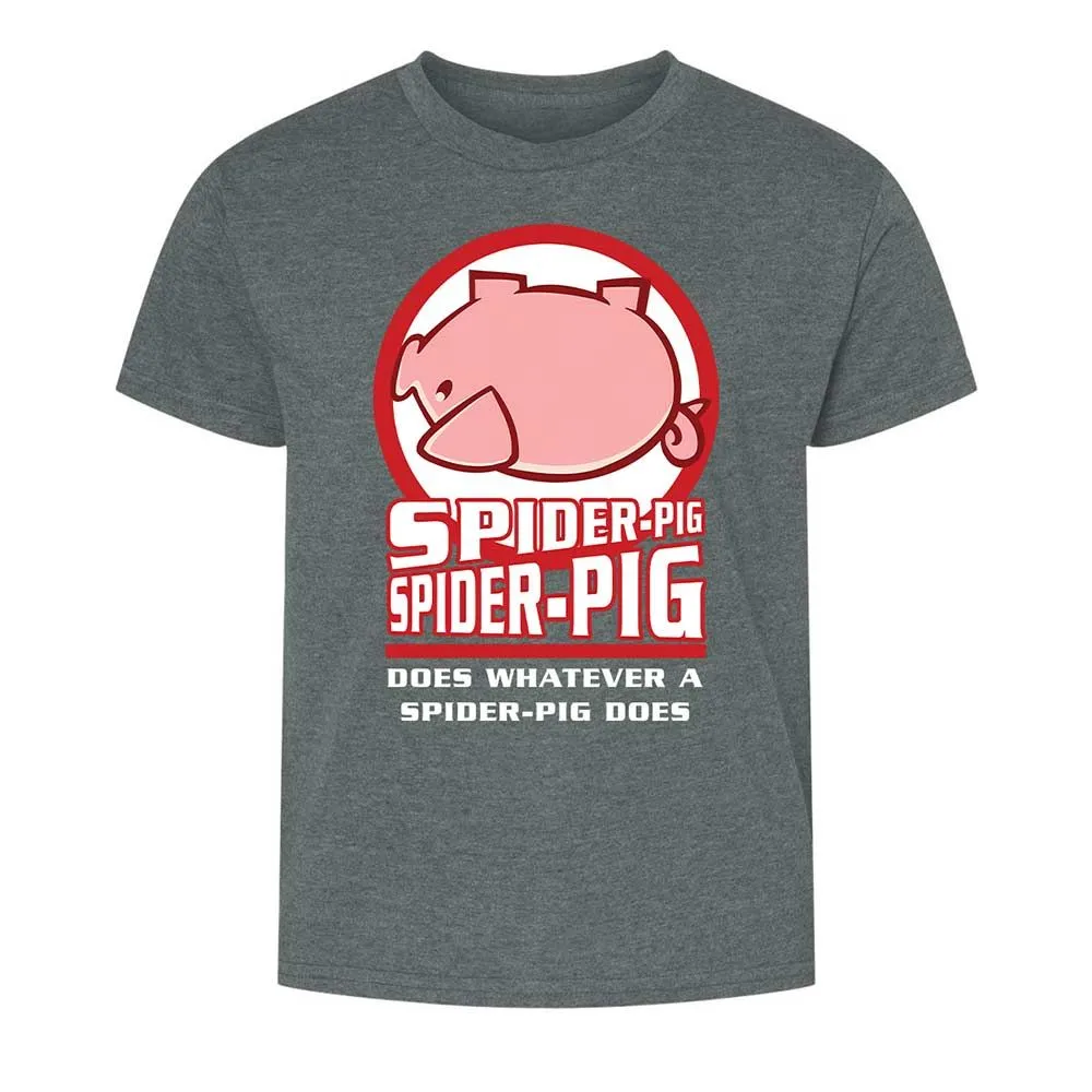 Spider-Pig, Spider-Pig - Dark Heather - 10