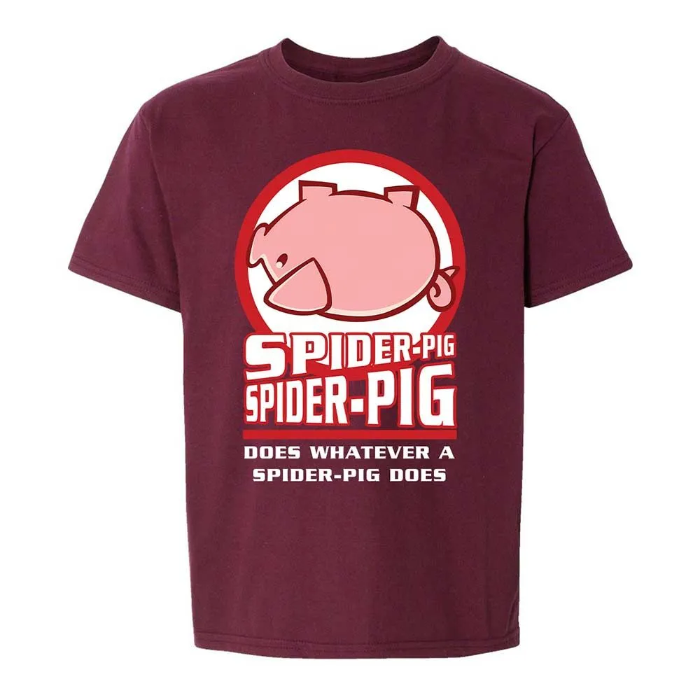 Spider-Pig, Spider-Pig - Maroon - 14
