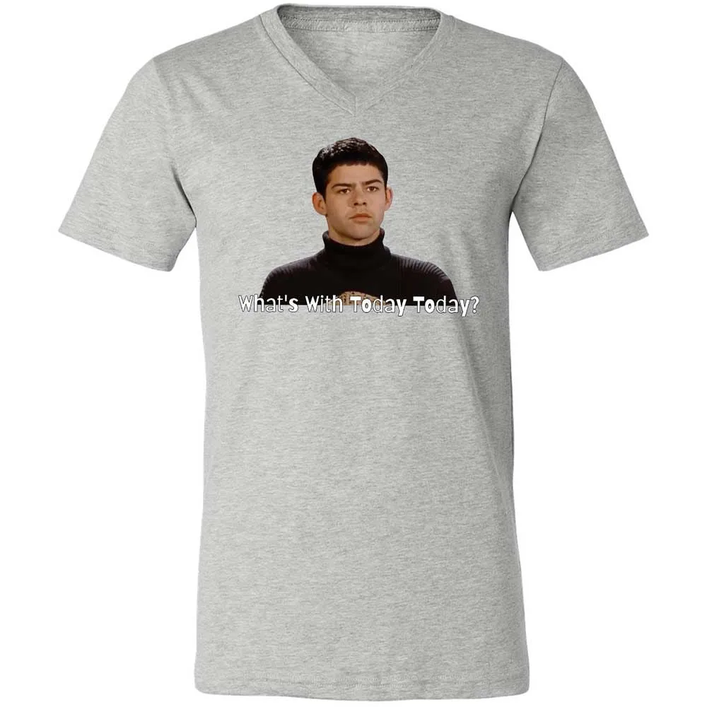 Unisex V-Neck T-Shirt - D8DMLAUE - Athletic Heather - 15
