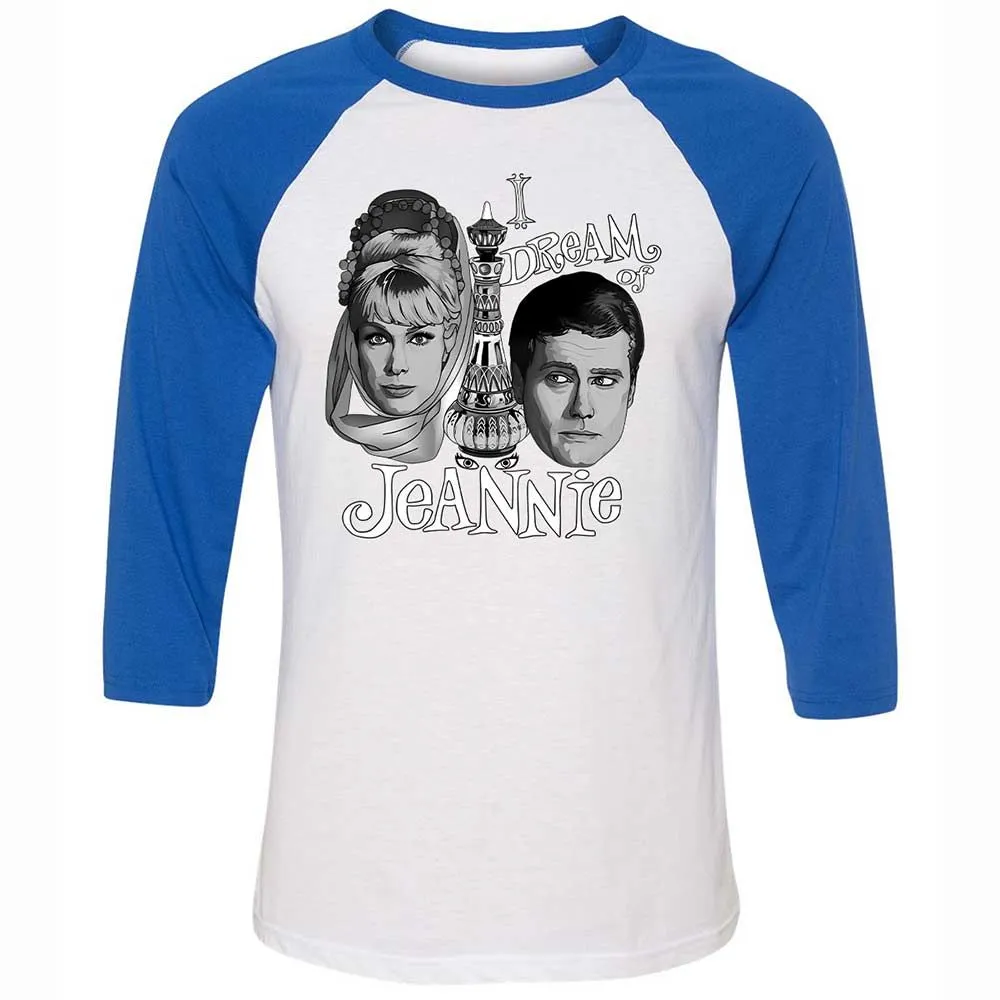 Unisex 3/4 Baseball Tee - 8VZ5A4AW - White/True Royal - 10