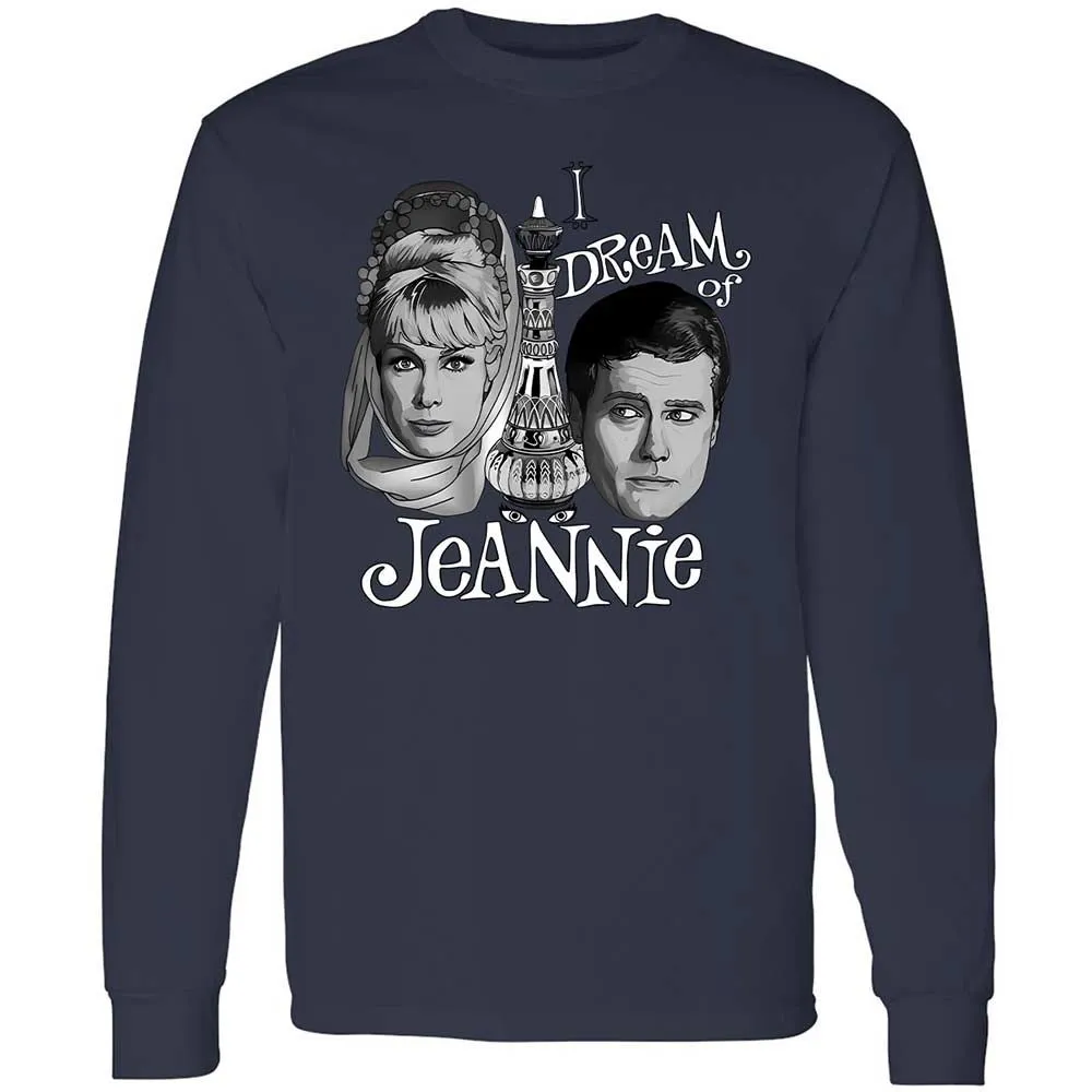 Long Sleeve T-Shirt - RJESR9LZ - Navy - 13