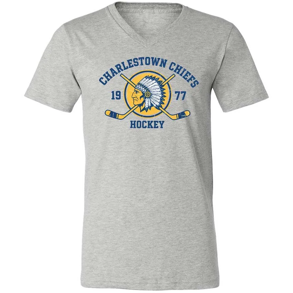 Charlestown Chiefs Hockey - Athletic Heather - 2