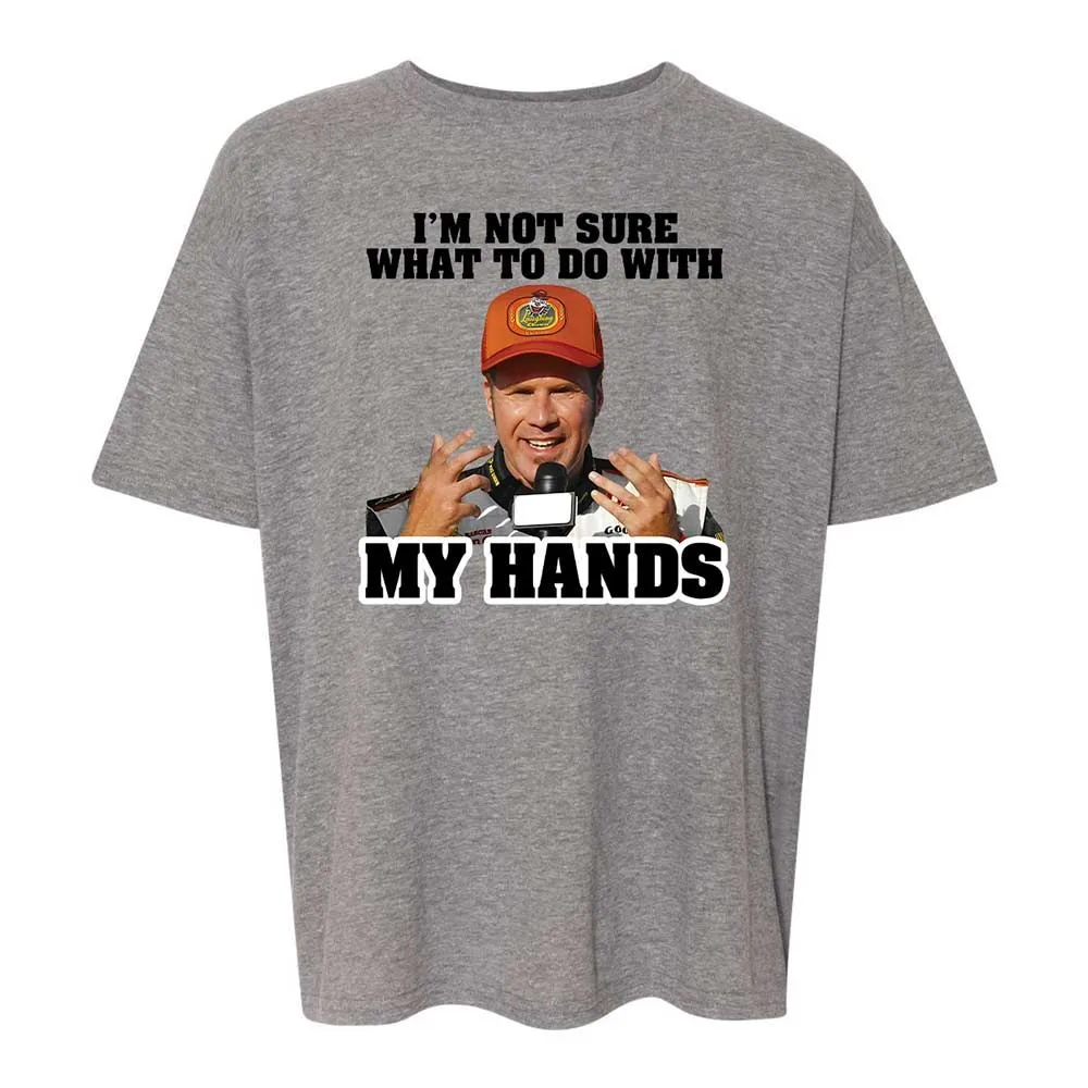 I'm Not Sure What To Do With My Hands - Graphite Heather - 18