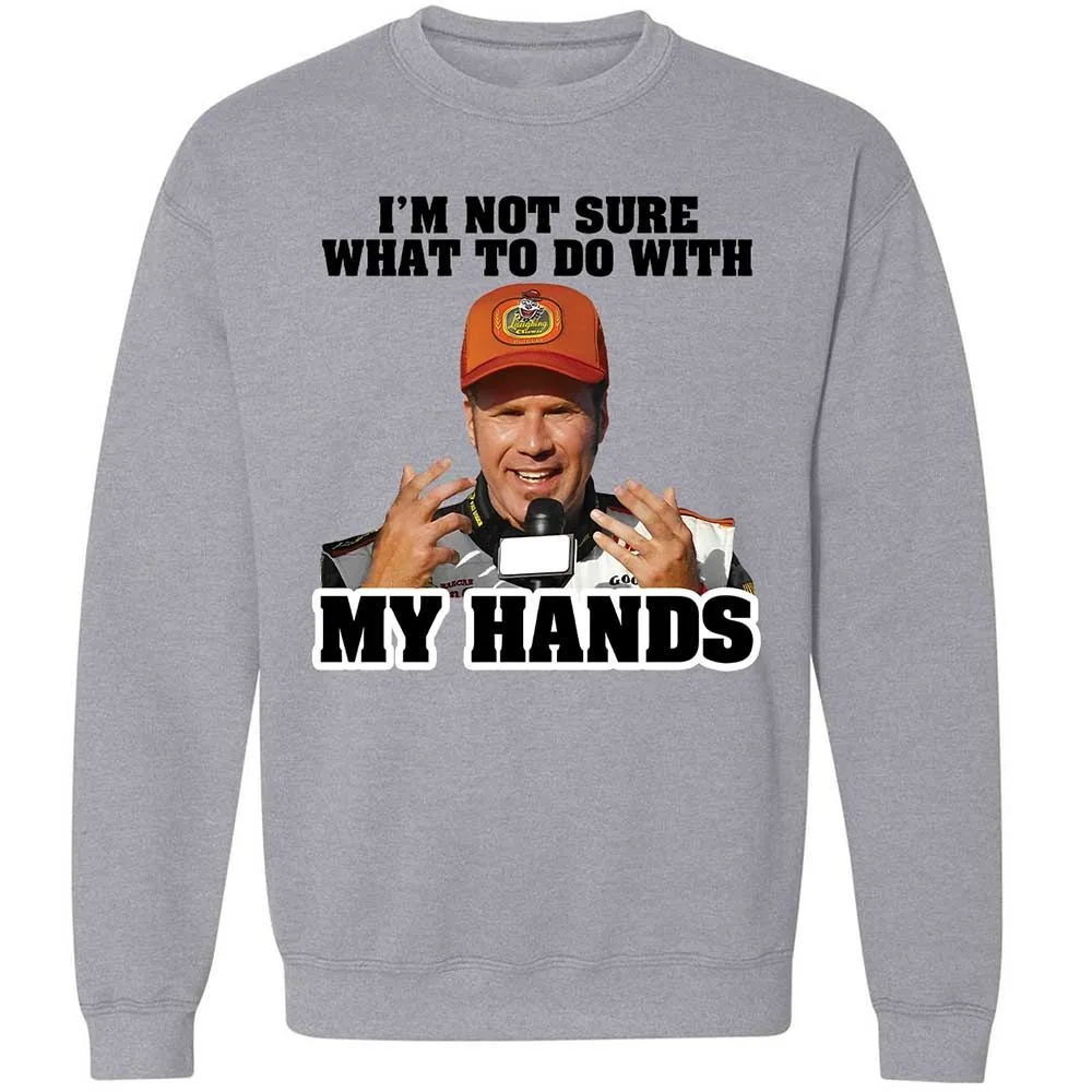 I'm Not Sure What To Do With My Hands - Sport Grey - 3
