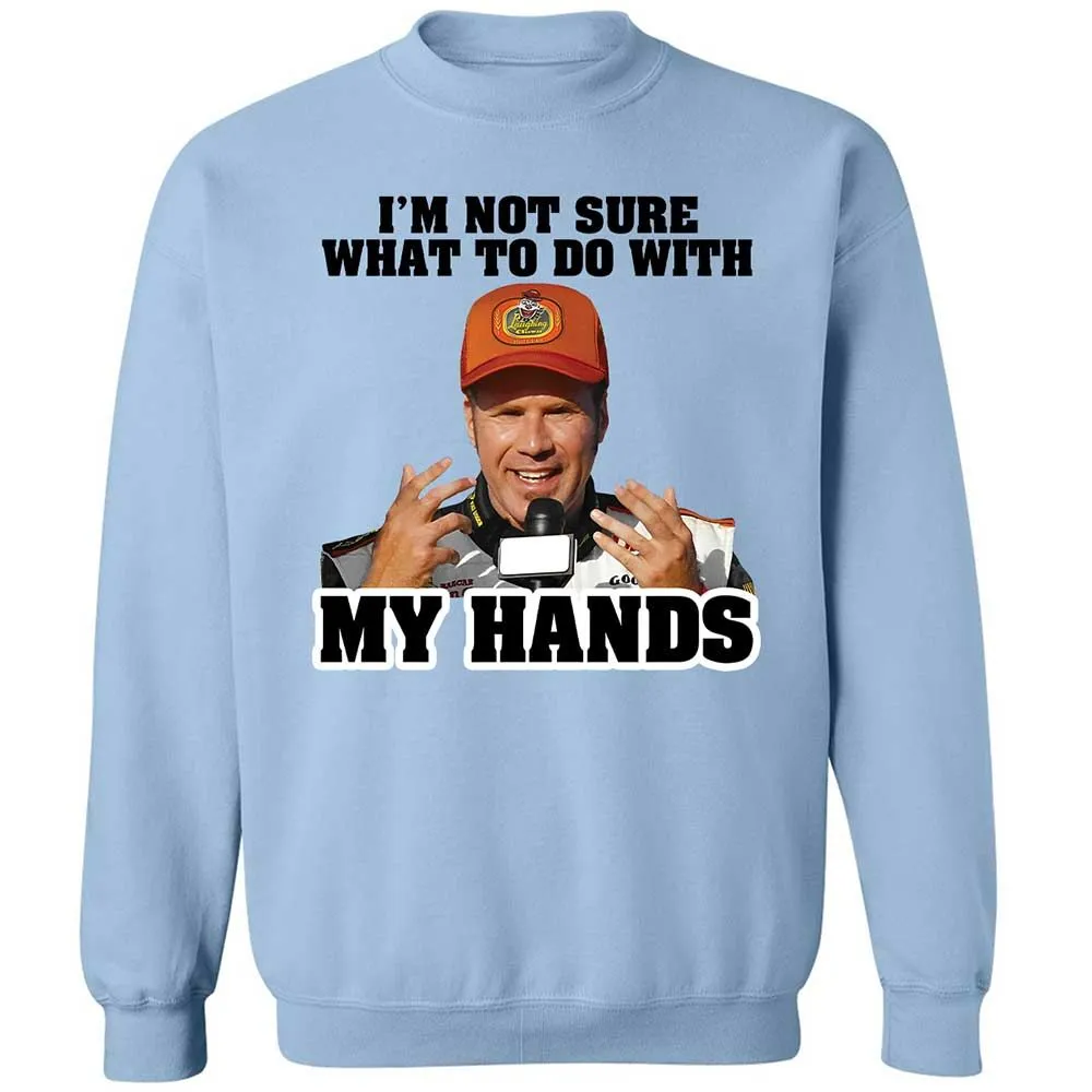 I'm Not Sure What To Do With My Hands - Light Blue - 4