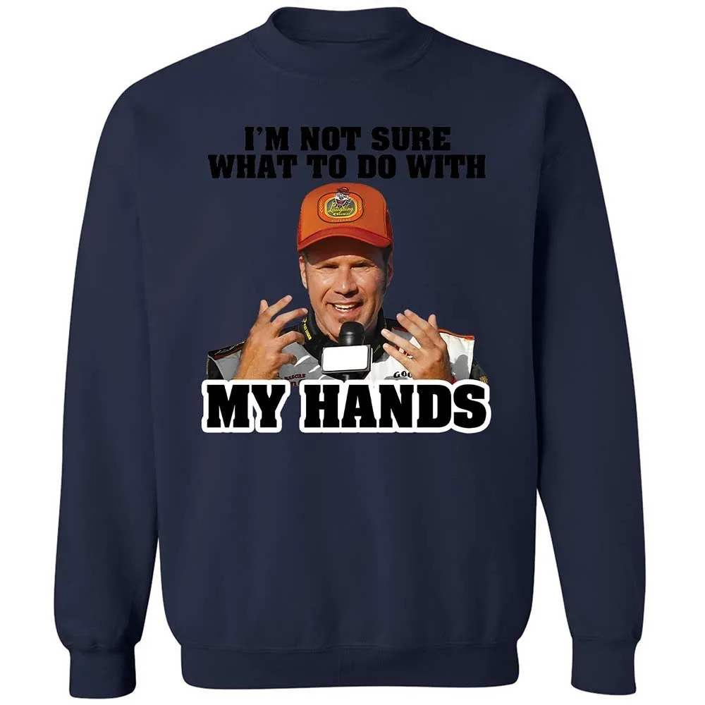 I'm Not Sure What To Do With My Hands - Navy - 15