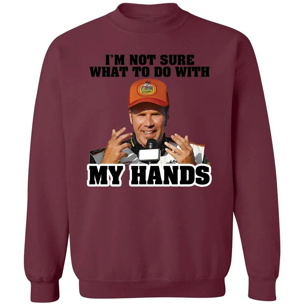 I'm Not Sure What To Do With My Hands - Maroon - 20