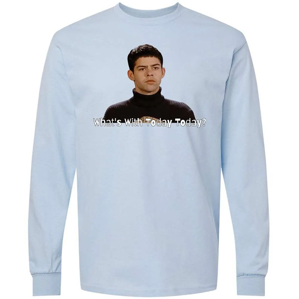 Long Sleeve T-Shirt - AQLL1JE7 - Light Blue - 18