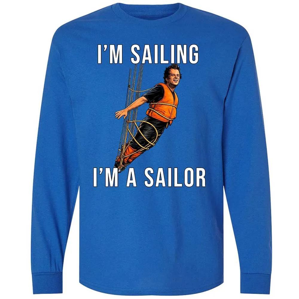 Long Sleeve T-Shirt - BS1R9PVU - Royal - 3