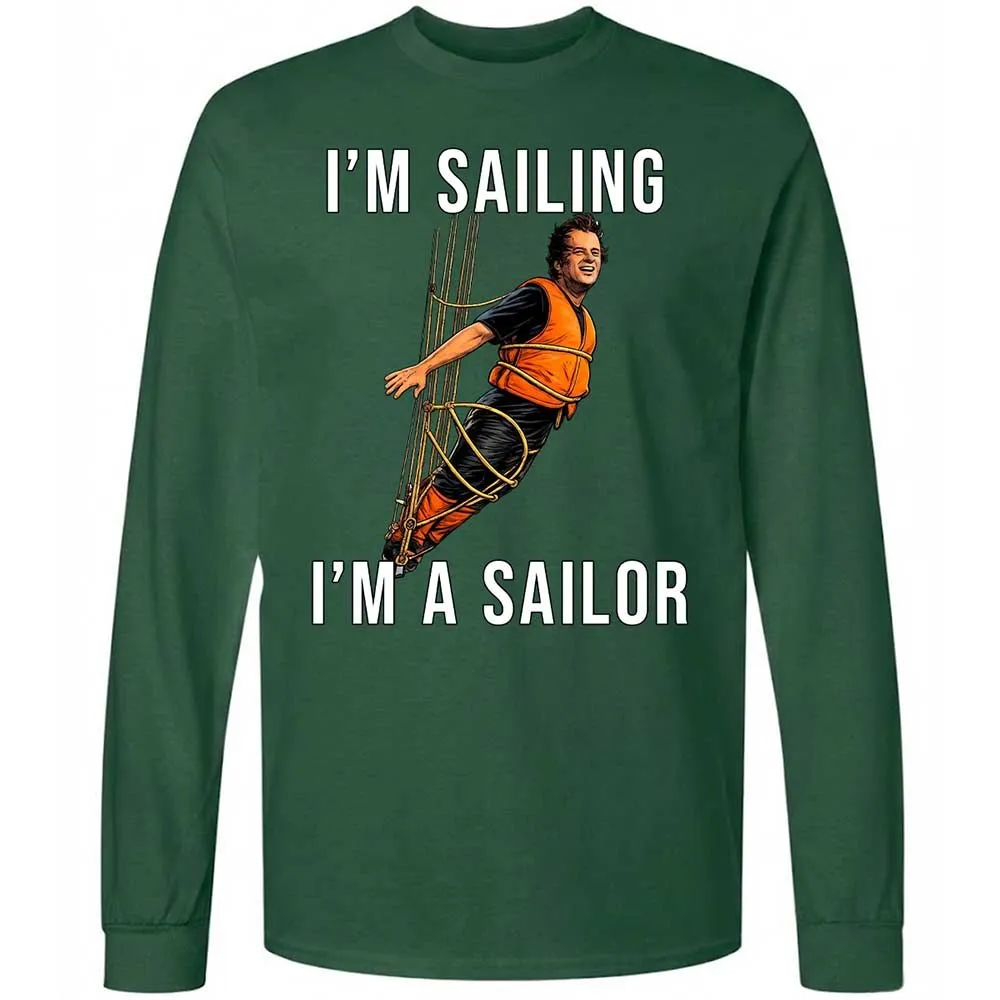 Long Sleeve T-Shirt - BS1R9PVU - Forest Green - 4