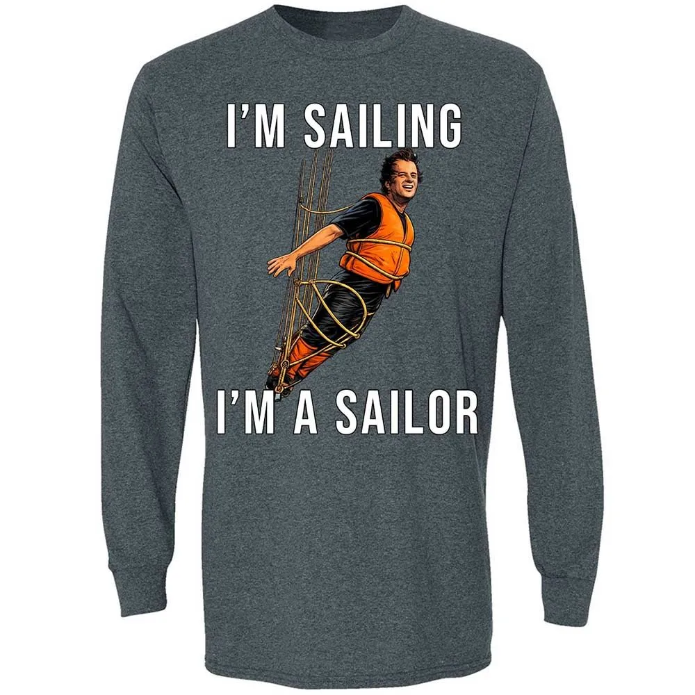 Long Sleeve T-Shirt - BS1R9PVU - Dark Heather - 5