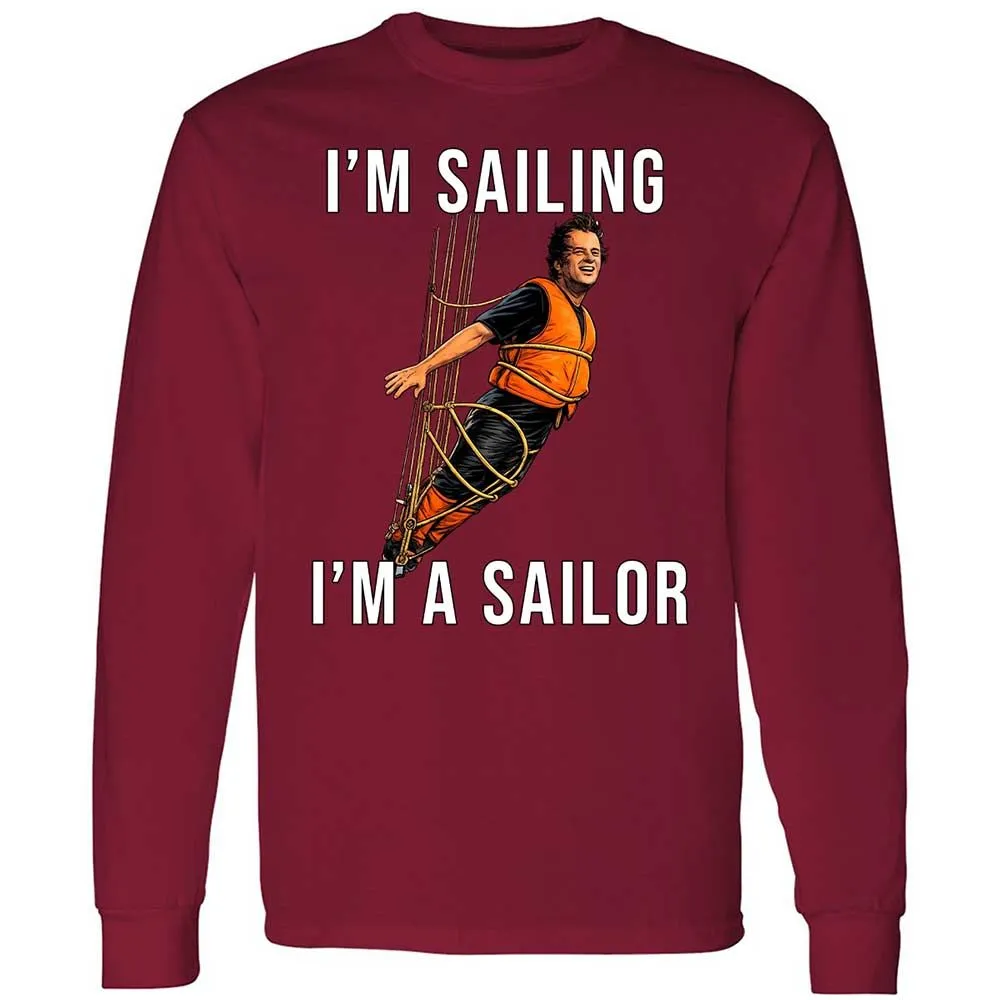 Long Sleeve T-Shirt - BS1R9PVU - Cardinal Red - 7