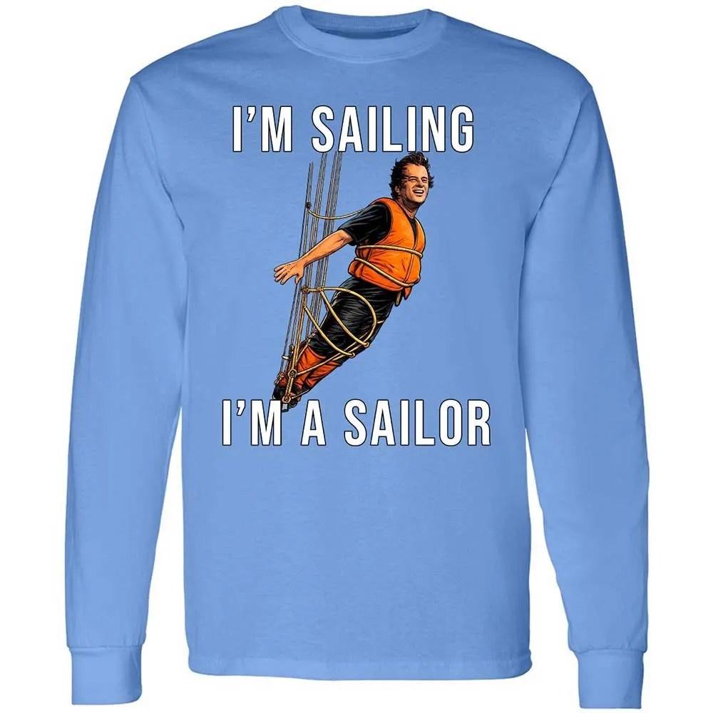 Long Sleeve T-Shirt - BS1R9PVU - Carolina Blue - 15