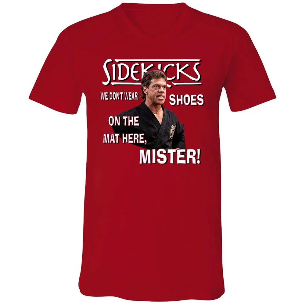 Unisex V-Neck T-Shirt - 8FS5PCCK - Red - 5