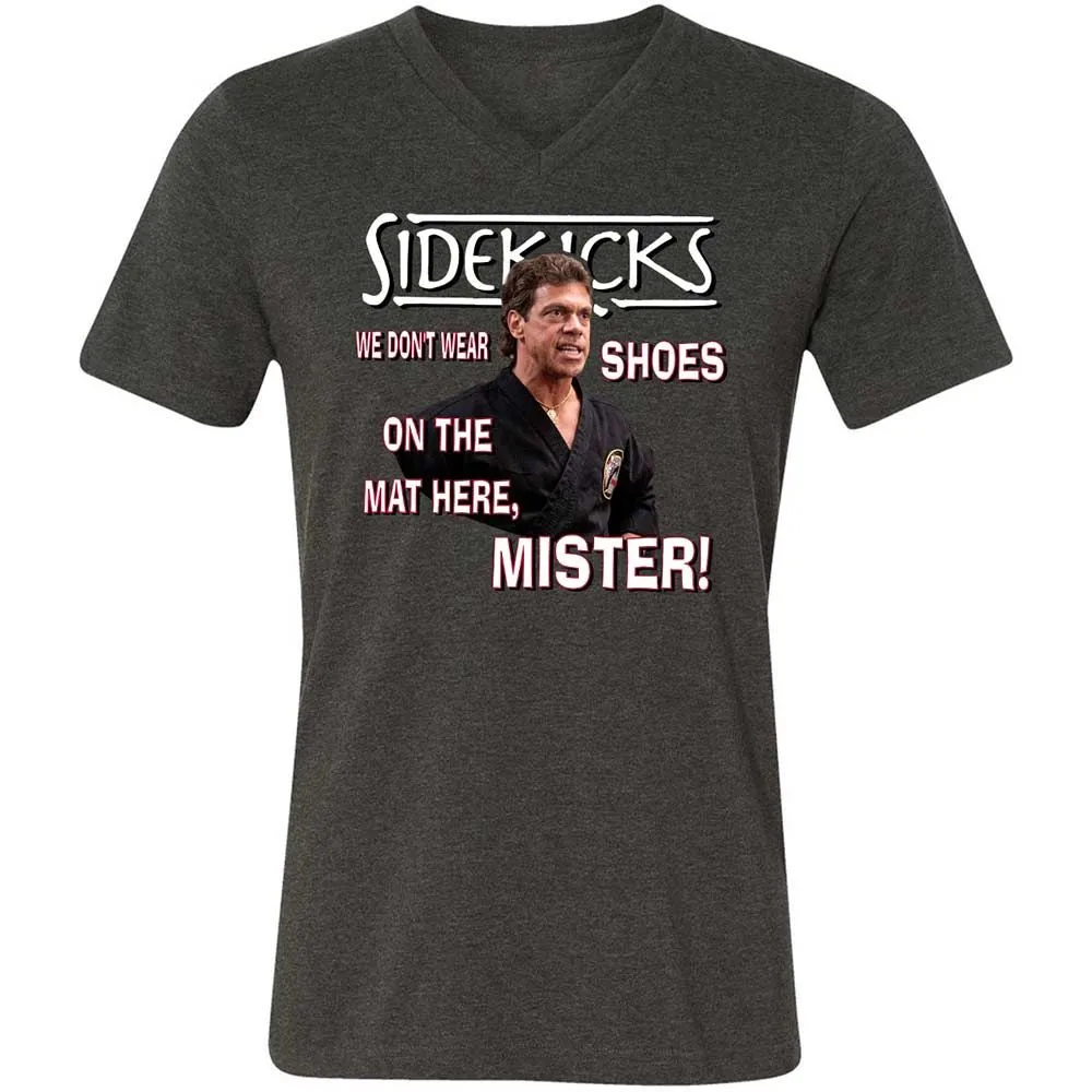Unisex V-Neck T-Shirt - 8FS5PCCK - Dark Grey Heather - 8