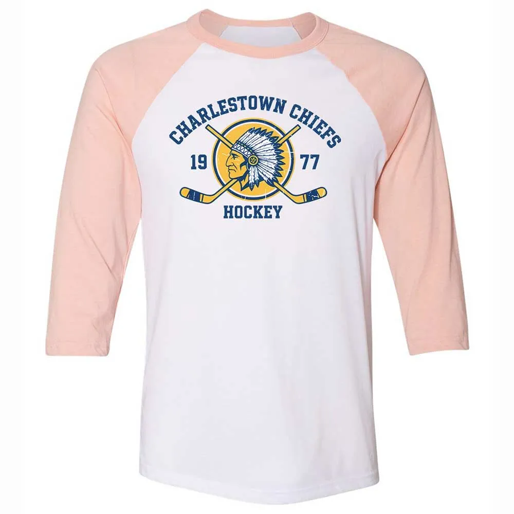 Charlestown Chiefs Hockey - White/Heather Peach - 5