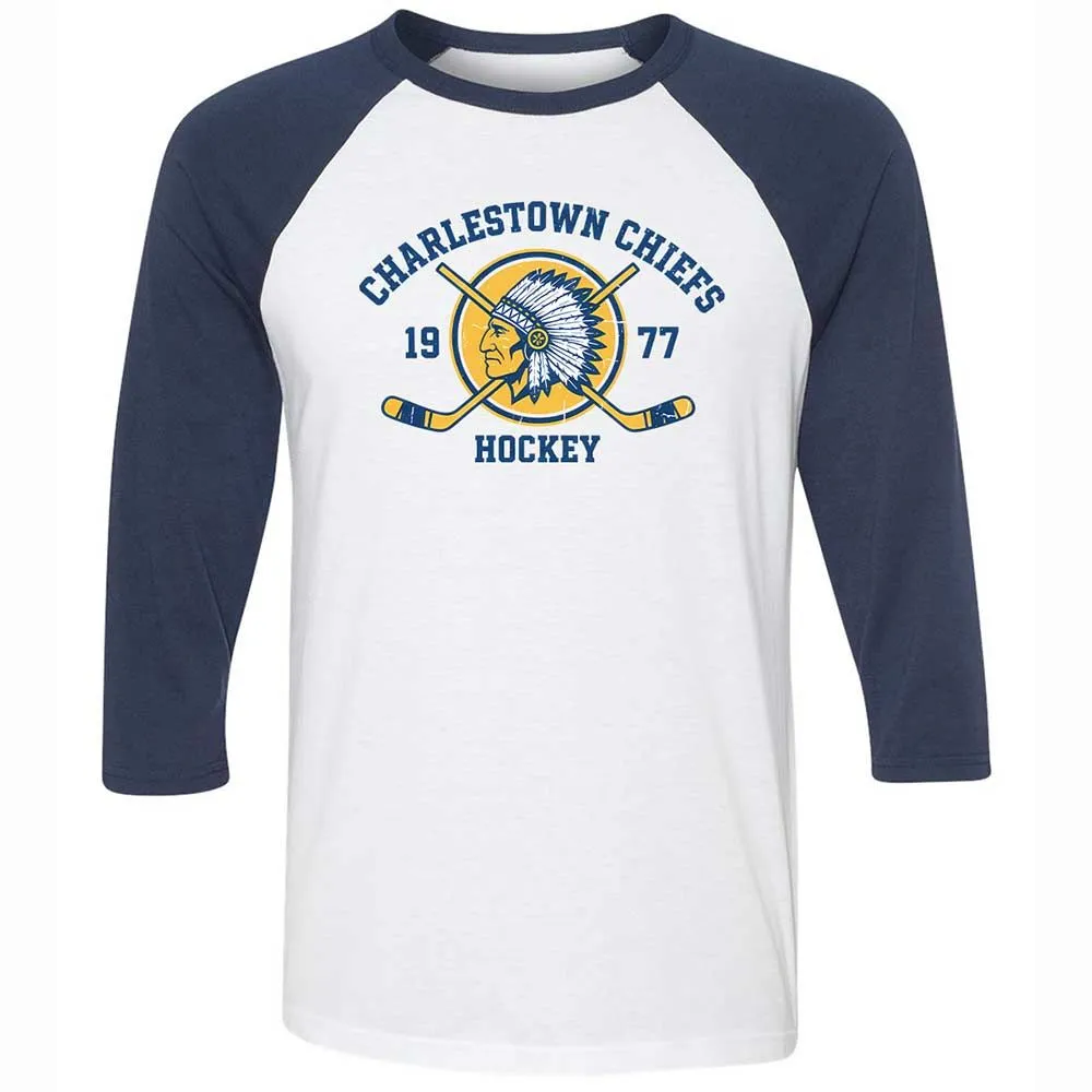 Charlestown Chiefs Hockey - White/Navy - 8