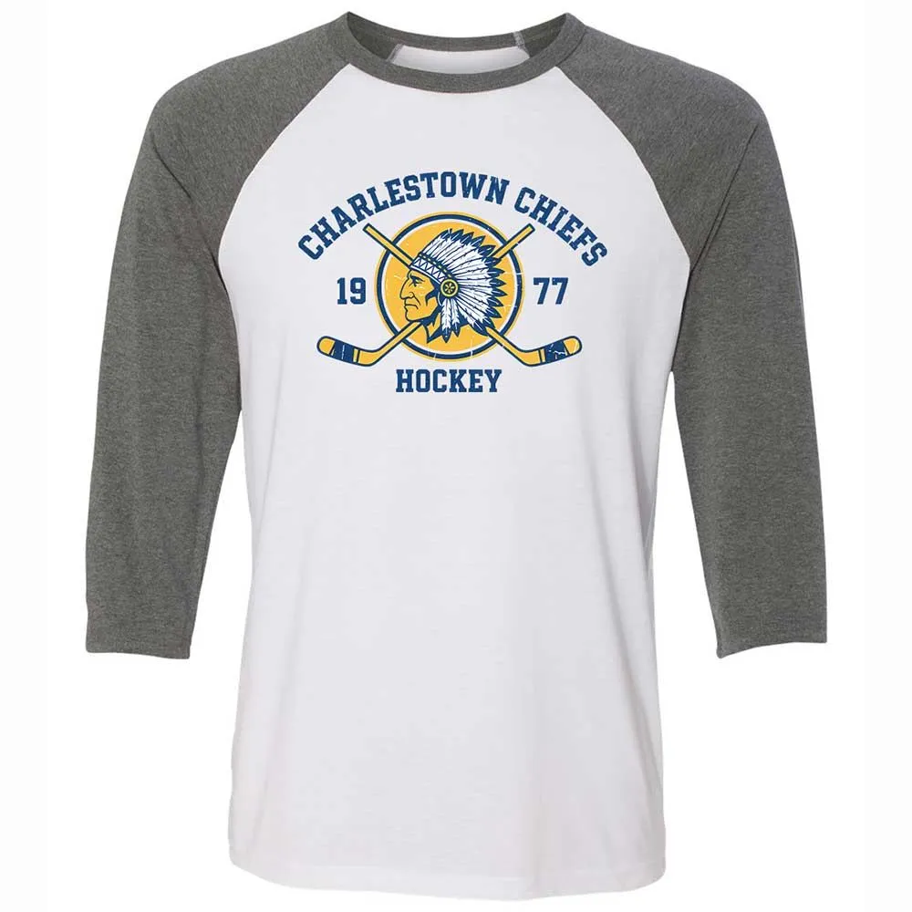 Charlestown Chiefs Hockey - White/Deep Heather - 11