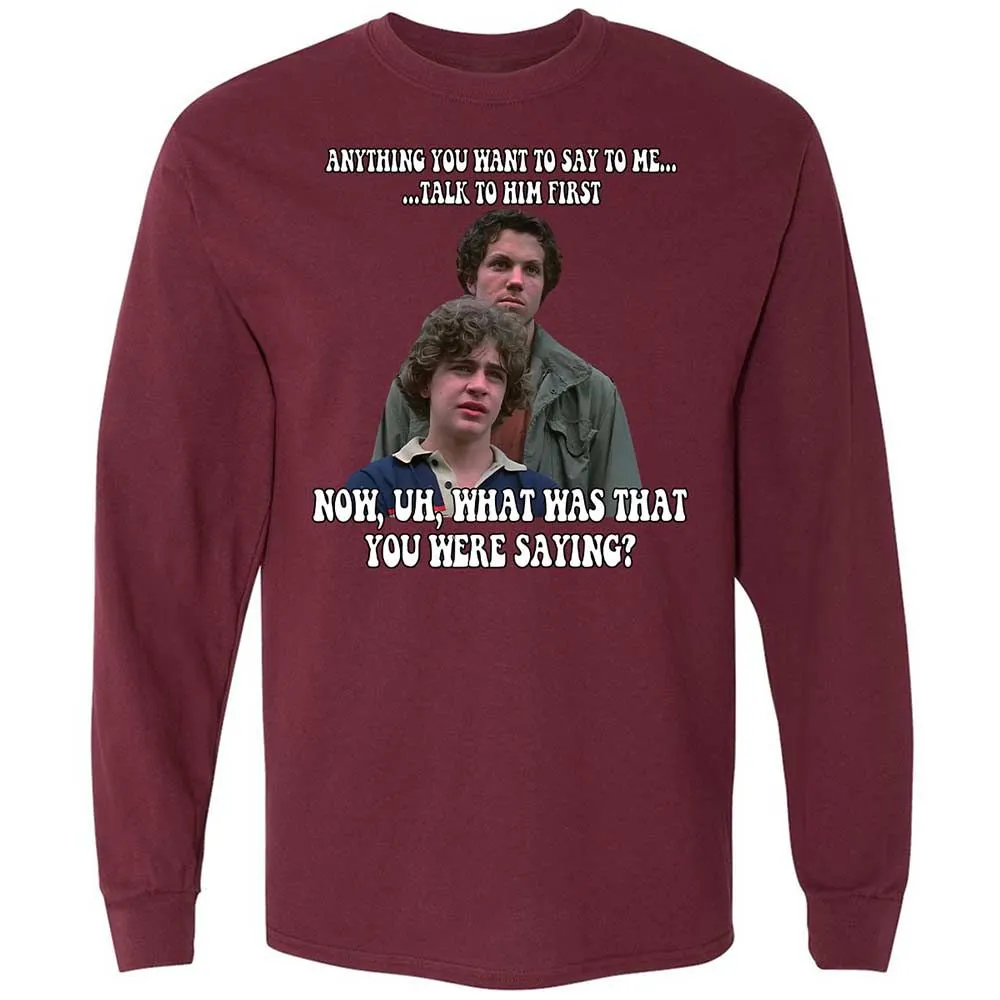 Long Sleeve T-Shirt - TRKG5Y9Z - Maroon - 6
