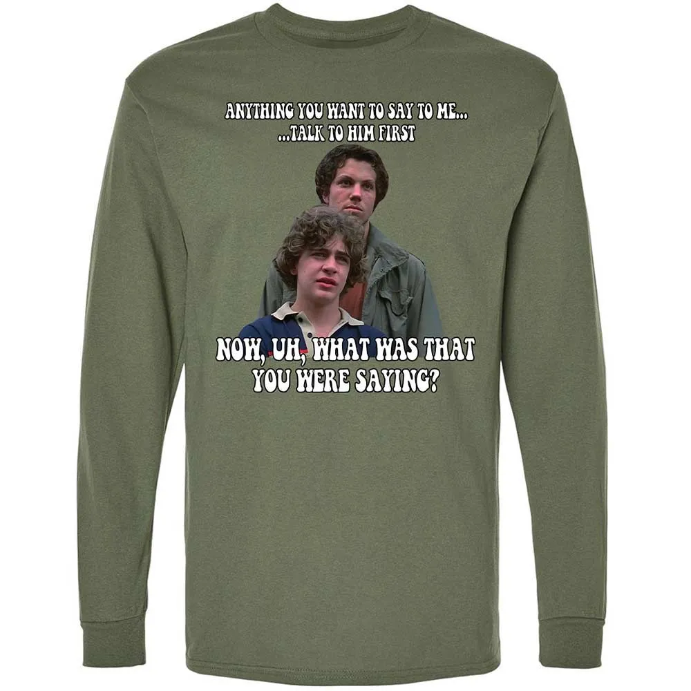 Long Sleeve T-Shirt - TRKG5Y9Z - Military Green - 9