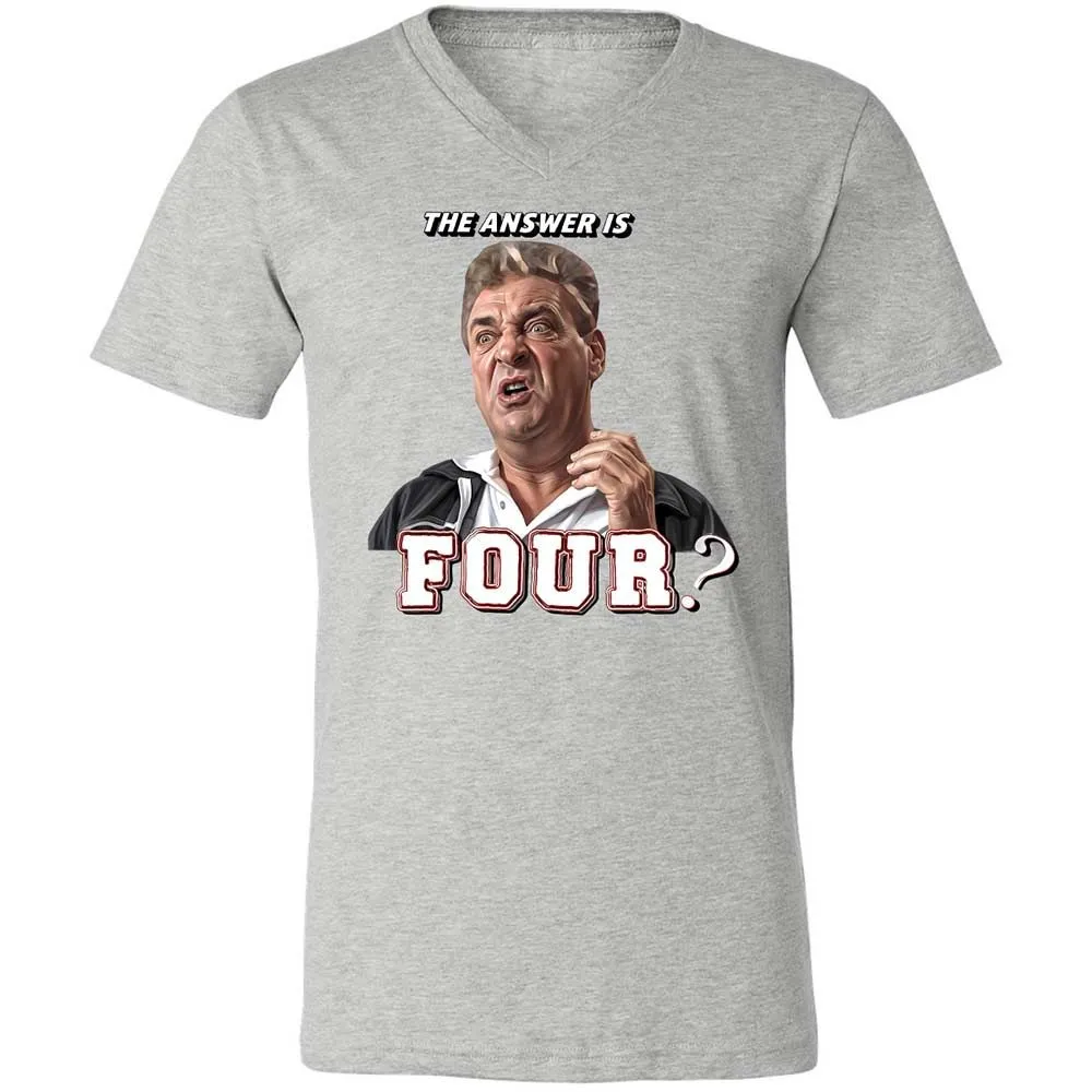 Unisex V-Neck T-Shirt - LY8AJXYW - Athletic Heather - 2