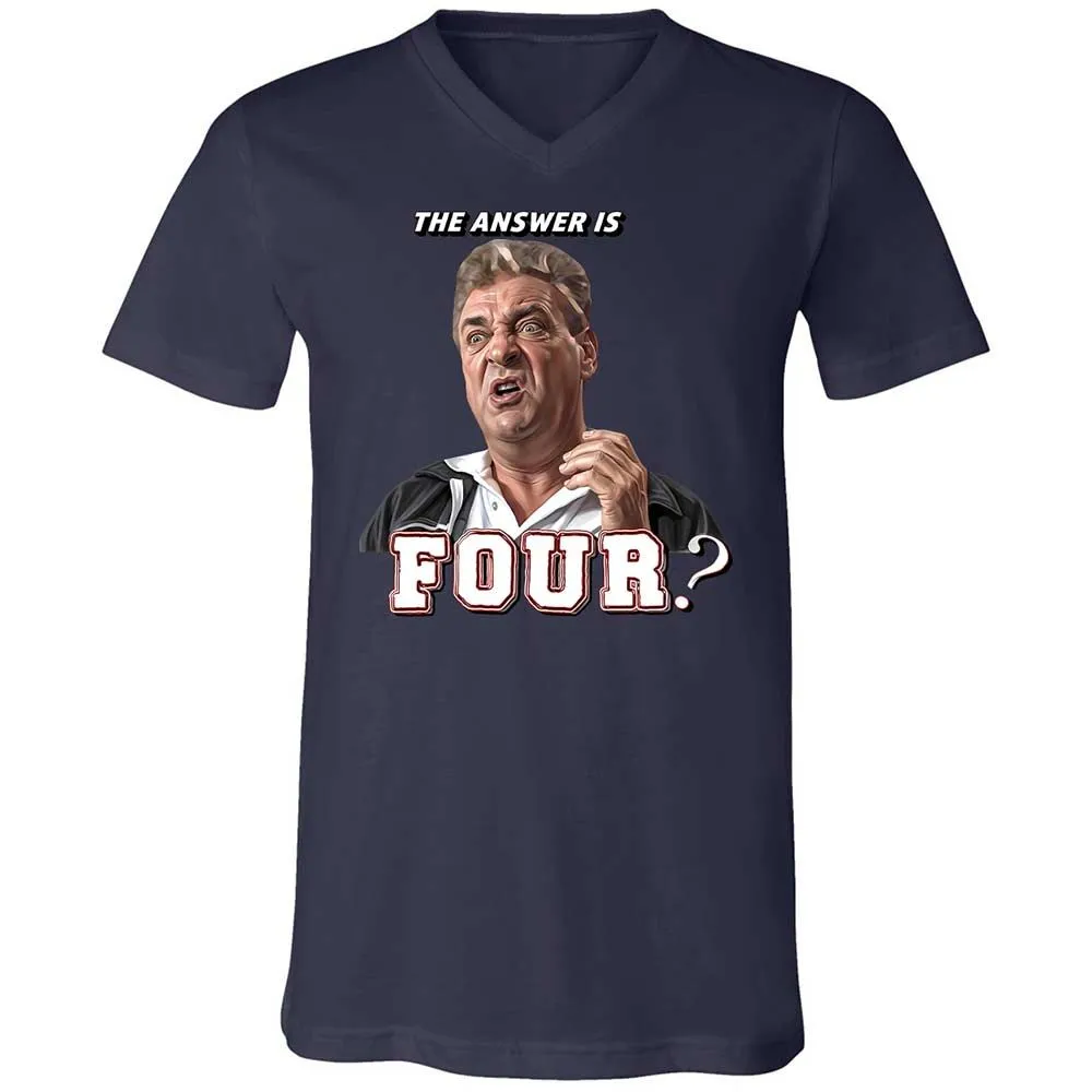 Unisex V-Neck T-Shirt - LY8AJXYW - Navy - 12