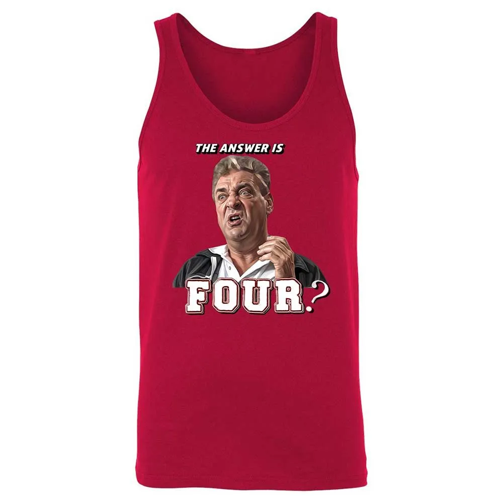 Unisex Jersey Tank - P9MJ5RM4 - Red - 3