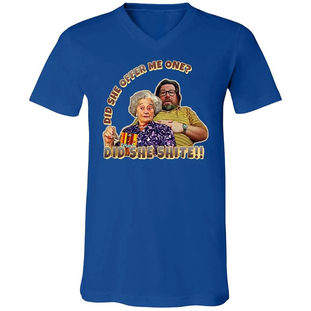 Unisex V-Neck T-Shirt - 5ELJMM3V - True Royal - 3