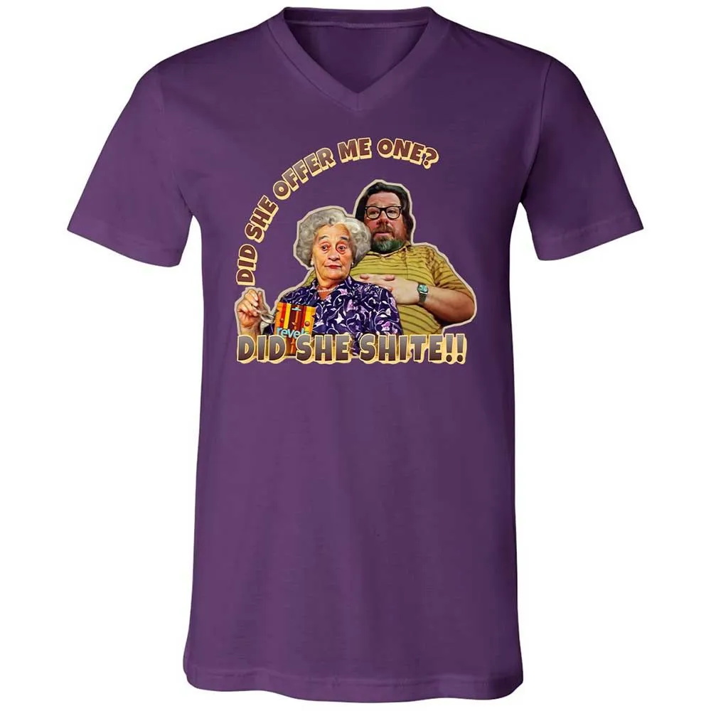 Unisex V-Neck T-Shirt - 5ELJMM3V - Team Purple - 10