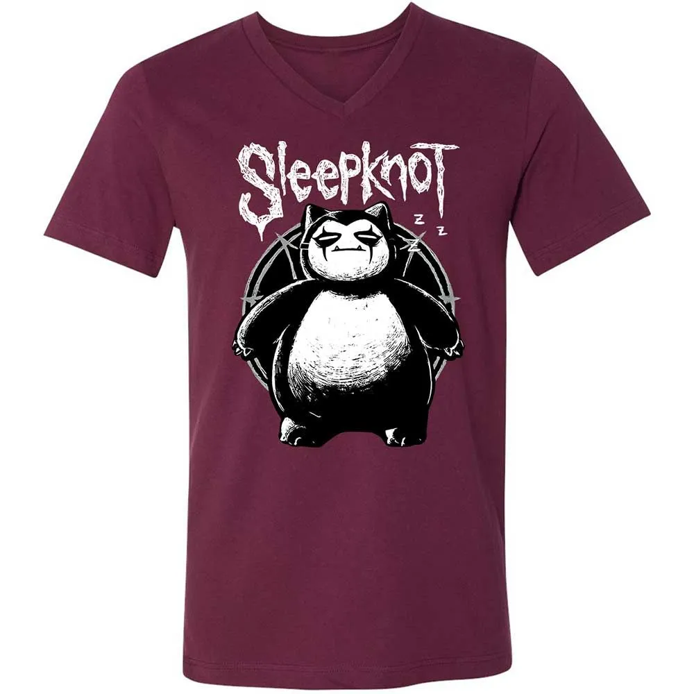 Unisex V-Neck T-Shirt - GTAAJ3J8 - Maroon - 8