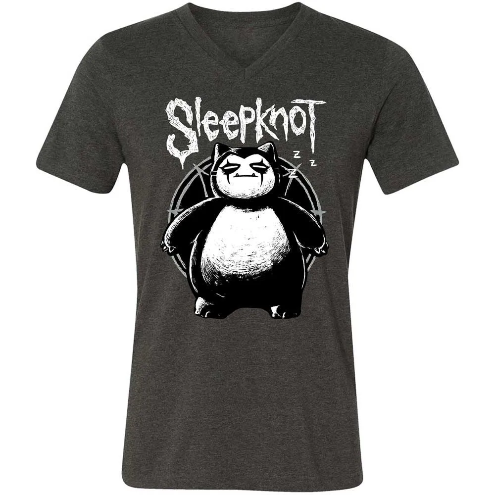 Unisex V-Neck T-Shirt - GTAAJ3J8 - Dark Grey Heather - 9