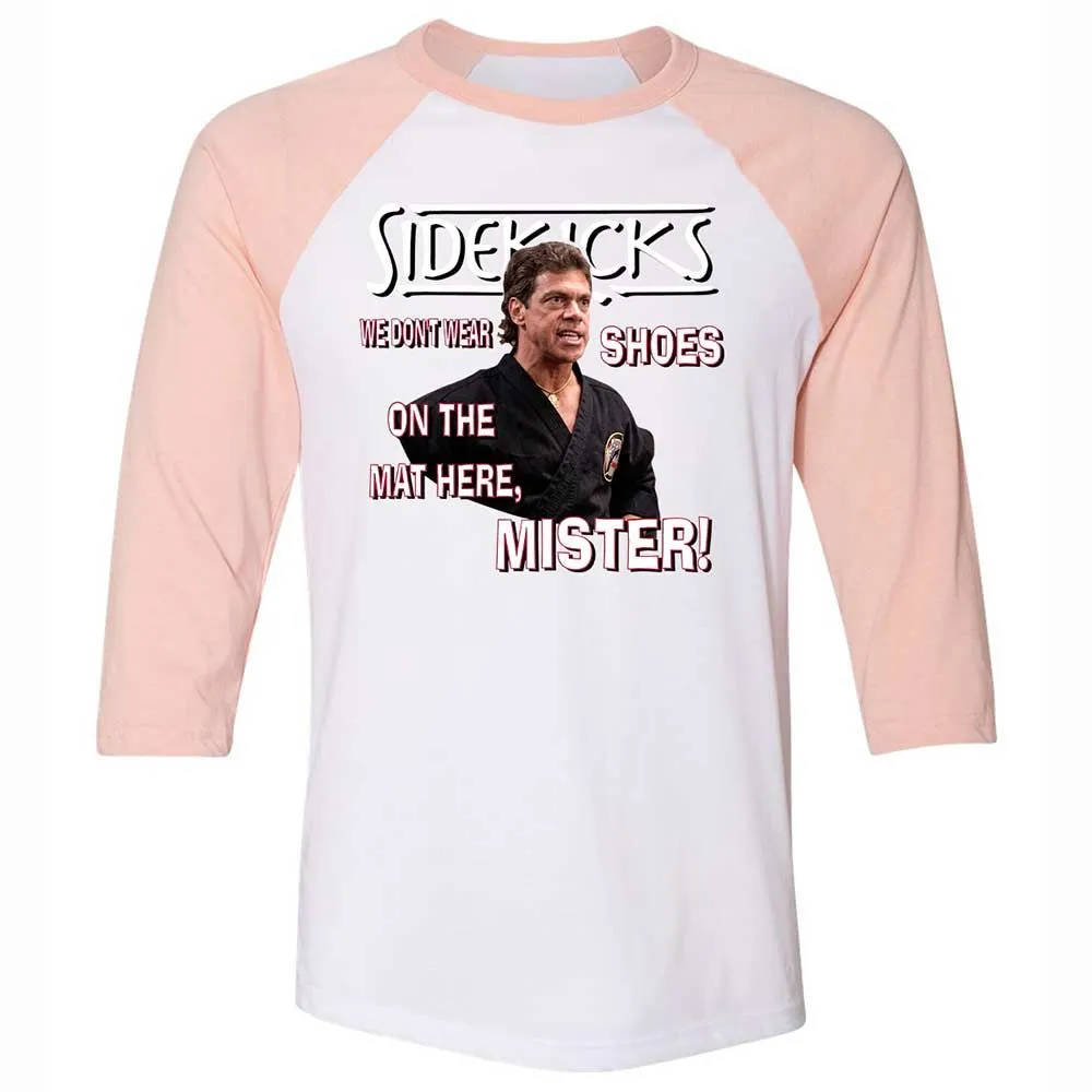 Unisex 3/4 Baseball Tee - XUGM5BJK - White/Heather Peach - 5