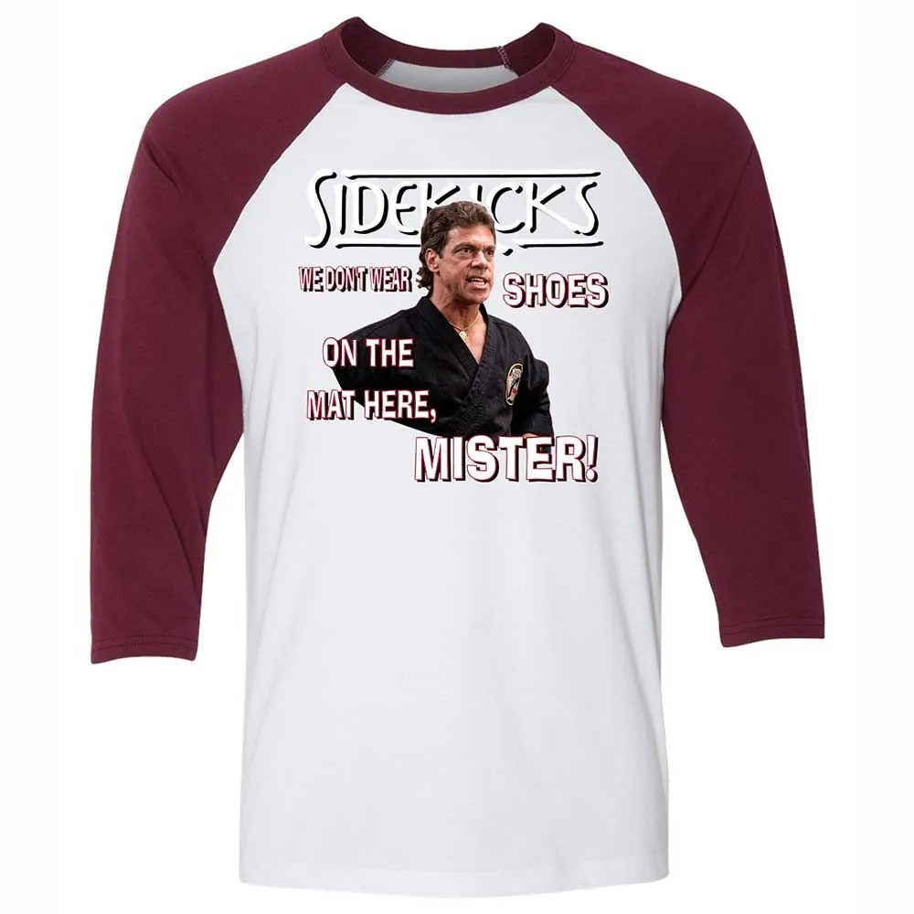 Unisex 3/4 Baseball Tee - XUGM5BJK - White/Maroon - 7