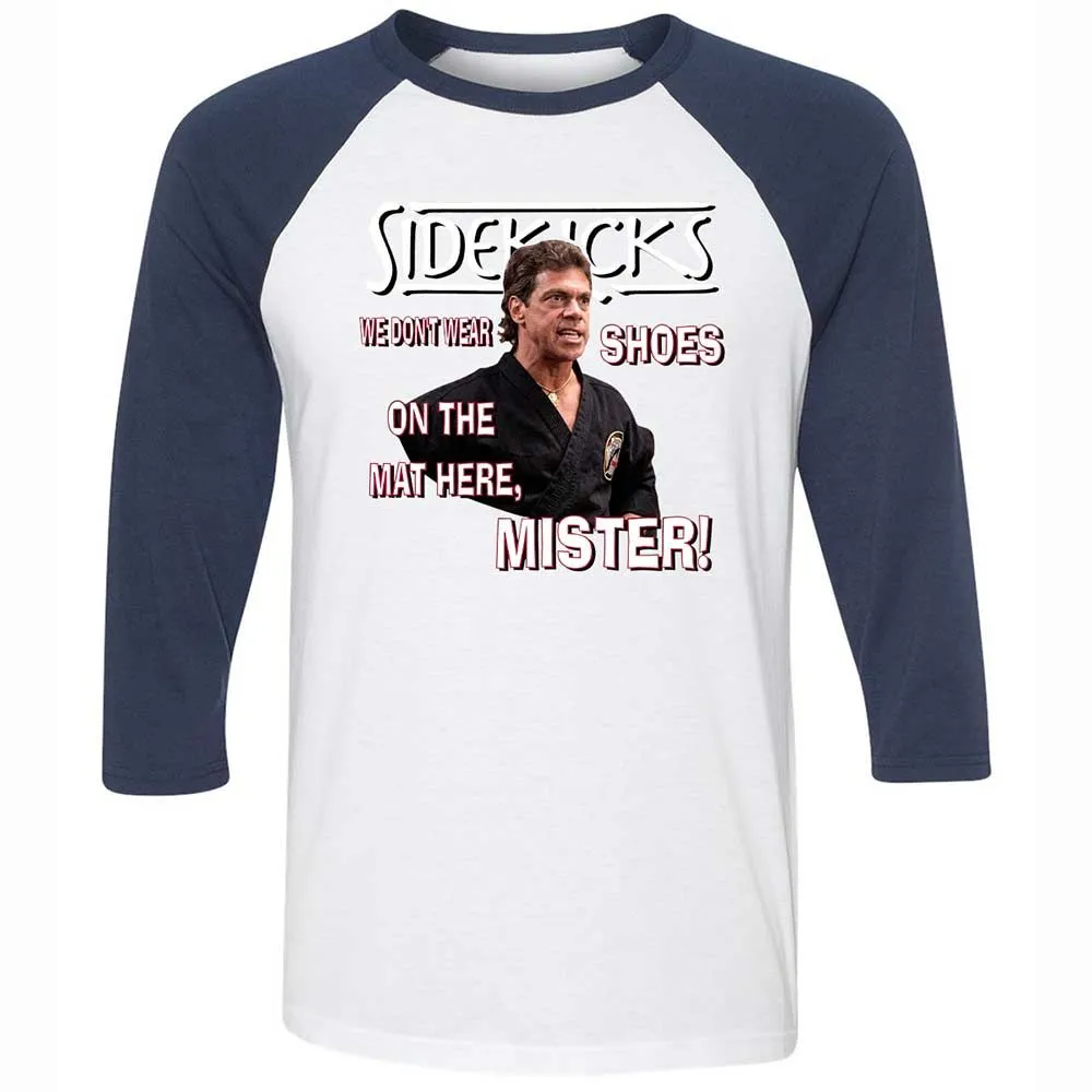 Unisex 3/4 Baseball Tee - XUGM5BJK - White/Navy - 8