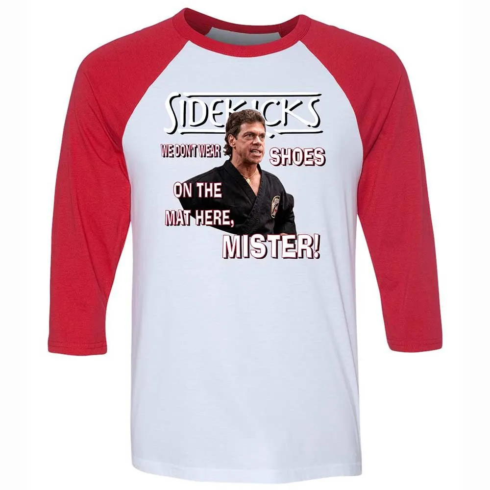 Unisex 3/4 Baseball Tee - XUGM5BJK - White/Red - 9